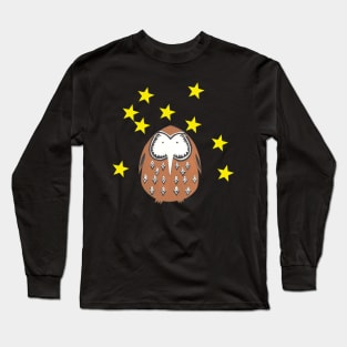 Owl at Night Long Sleeve T-Shirt